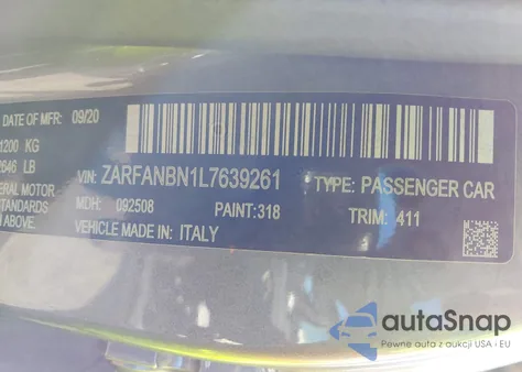 ZARFANBN1L7639261